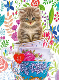 Teacup Kitty – 500 Piece Jigsaw Puzzle (Ravensburger)