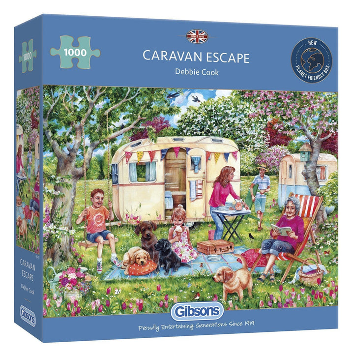 Caravan Escape – 1000 Piece Jigsaw Puzzle (Gibsons)