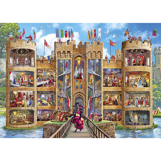 Gibsons - Castle Cutaway - 1000 Piece Jigsaw Puzzle
