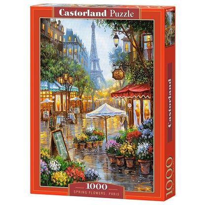 Castorland - Puzzle Spring Flowers, Paris - 1000 Piece Jigsaw Puzzle