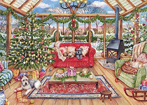Christmas Conservatory – 1000 Piece Jigsaw Puzzle