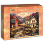 Relaxing on the Farm by Chuck Pinson – 1000 Piece Jigsaw Puzzle (Grafika)