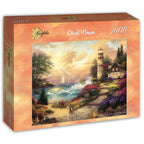 Seaside Dreams by Chuck Pinson – 1000 Piece Jigsaw Puzzle (Grafika) - Completed Puzzle
