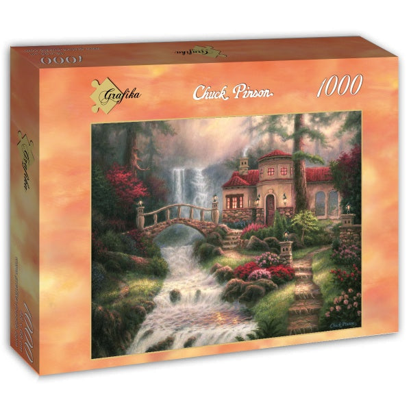 Sierra River Falls by Chuck Pinson – 1000 Piece Jigsaw Puzzle (Grafika)