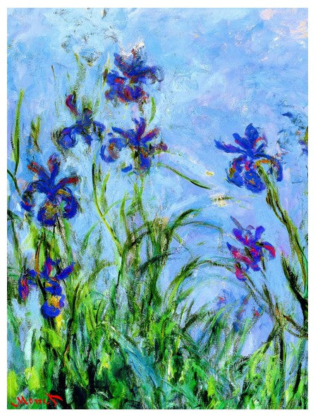 Eurographics - Claude Monet: Irises (Detail) - 1000 piece jigsaw puzzle