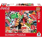 Coca Cola Montage – 1000 Piece Jigsaw Puzzle (Schmidt)