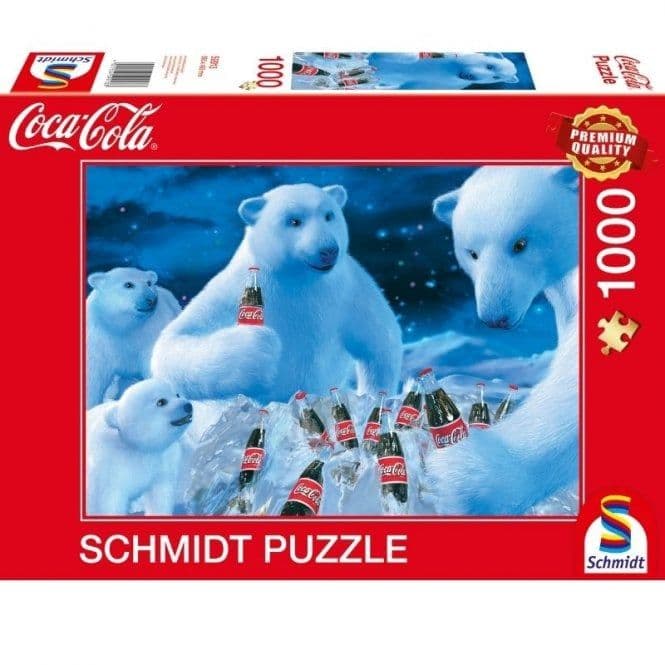 Coca Cola Polar Bears – 1000 Piece Jigsaw Puzzle (Schmidt)