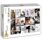 Cats – 1000 Piece Jigsaw Puzzle (Grafika)