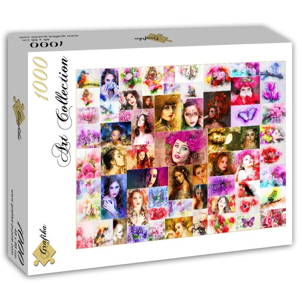 Collage - Women – 1000 Piece Jigsaw Puzzle (Grafika)