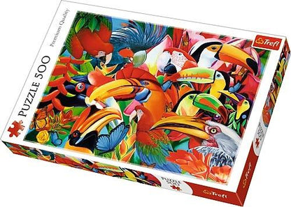 Trefl - Colorful Birds - 500 piece jigsaw puzzle