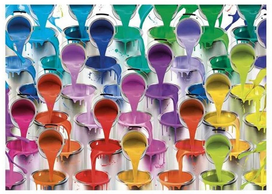 Colors – 1000 Piece Jigsaw Puzzle (Dino)