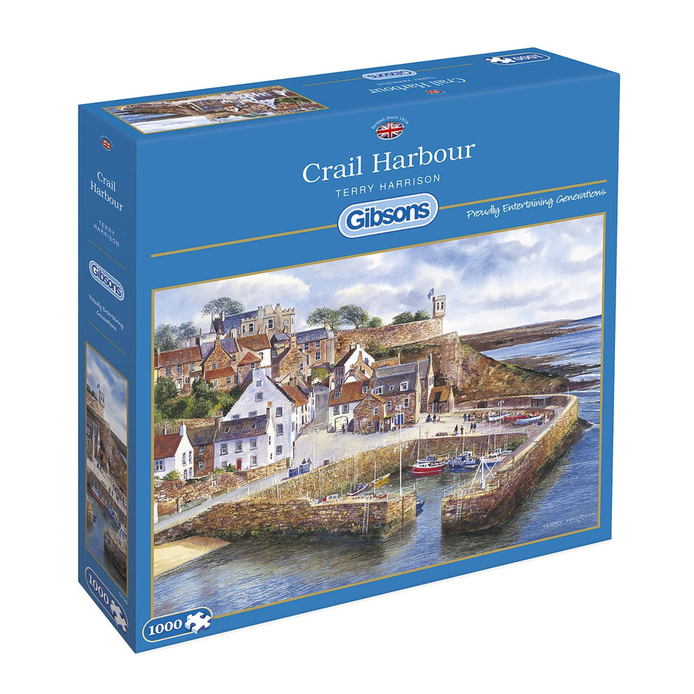 Gibsons - Crail Harbour - 1000 Piece Jigsaw Puzzle