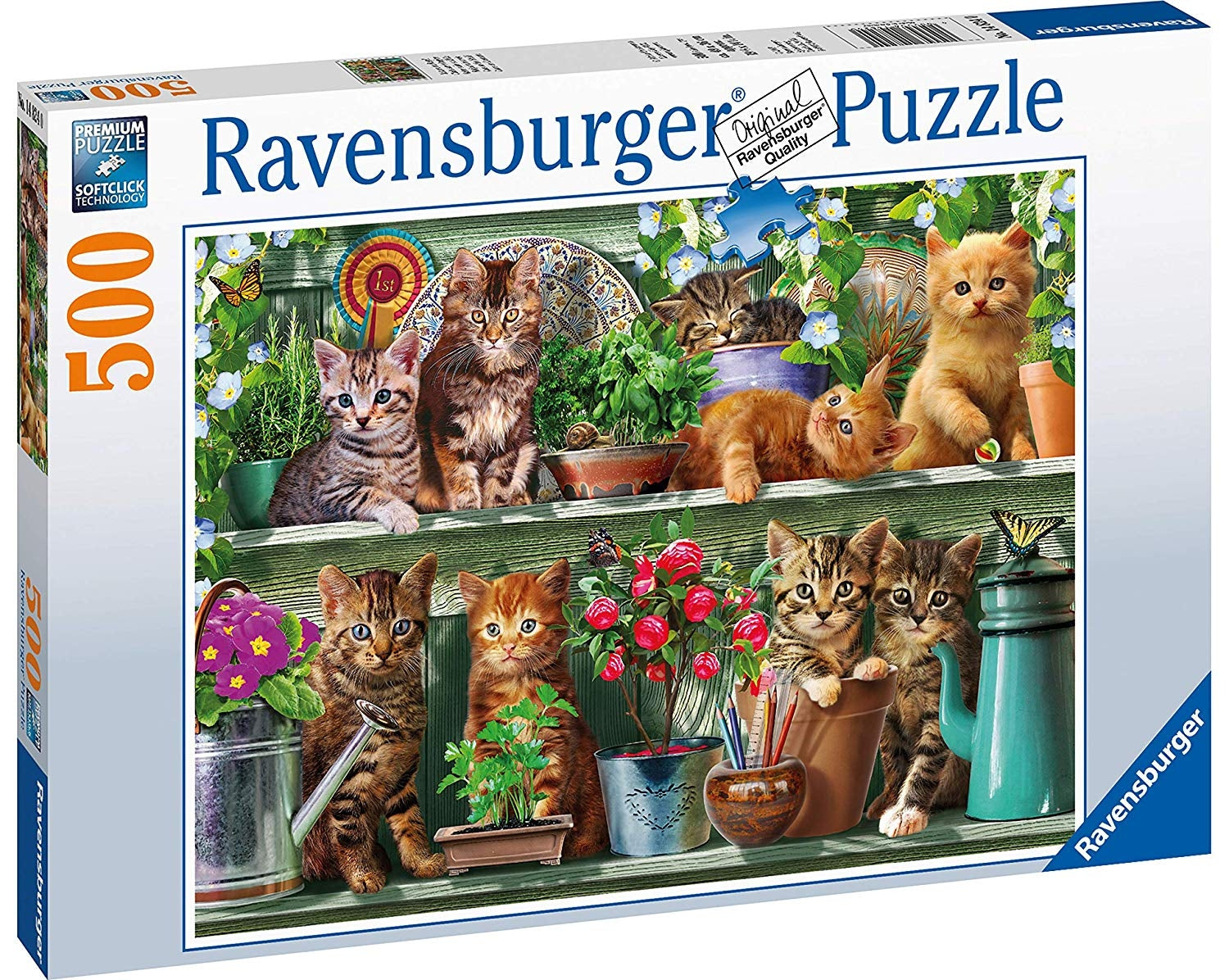 Cats On The Shelf – 500 Piece Jigsaw Puzzle (Ravensburger)