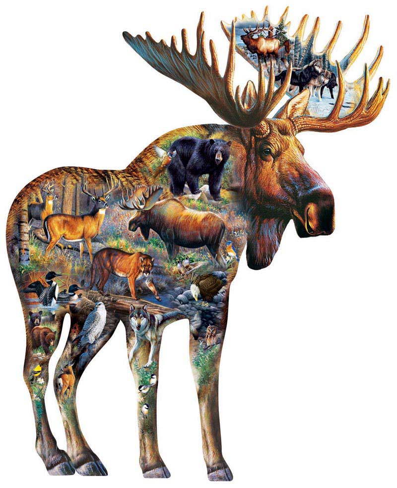Walk on the Wild Side by Cynthie Fisher – 650 Piece Jigsaw Puzzle (Sunsout)