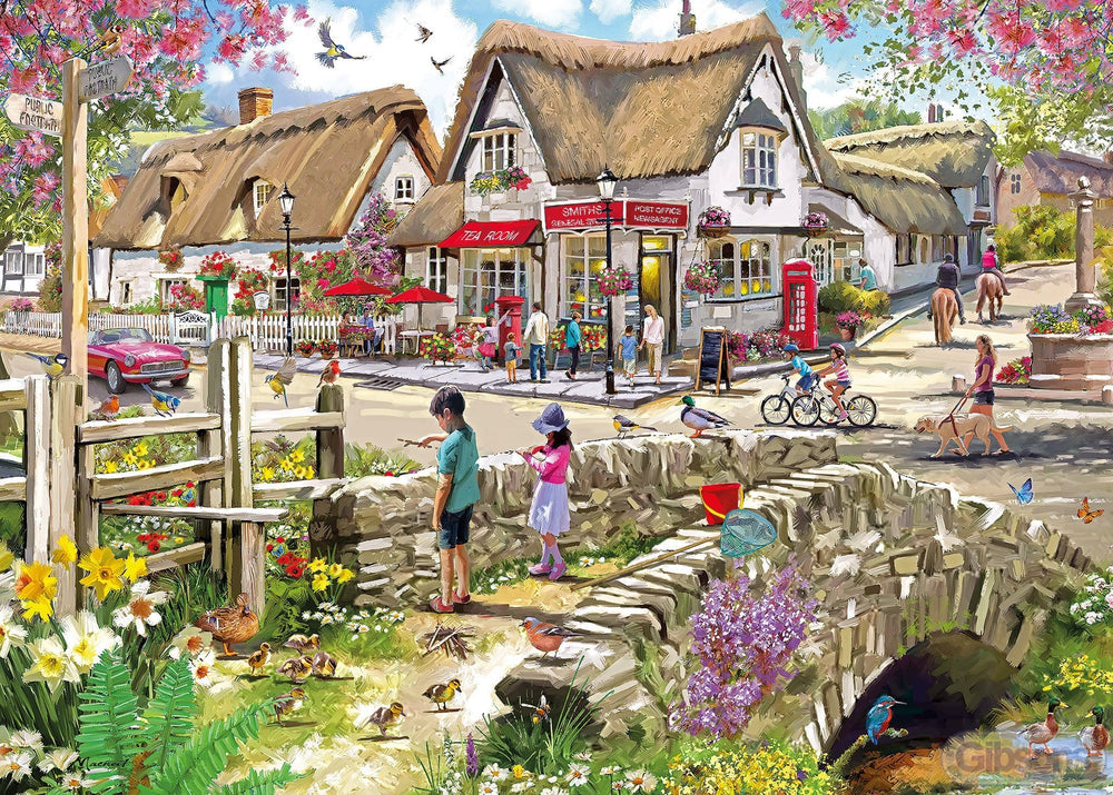 Daffodils & Ducklings – 1000 Piece Jigsaw Puzzle (Gibsons)