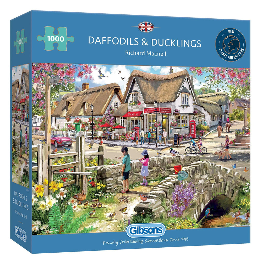 Daffodils & Ducklings – 1000 Piece Jigsaw Puzzle (Gibsons)