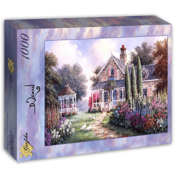 Elmira's Cottage by Dennis Lewan – 1000 Piece Jigsaw Puzzle (Grafika)