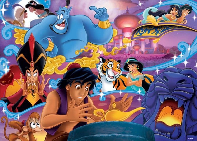 Disney Aladdin – 1000 Piece Jigsaw Puzzle (Jumbo)