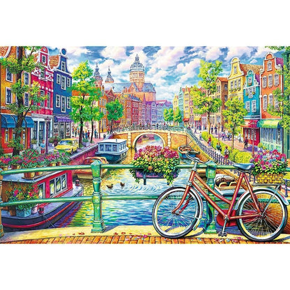 Trefl - Amsterdam Canal - 1500 Piece Jigsaw Puzzle