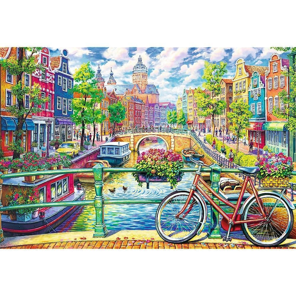 Amsterdam Canal – 1500 Piece Jigsaw Puzzle (Trefl)