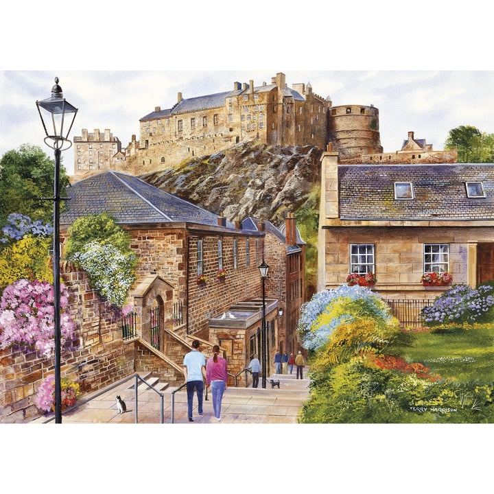 The Vennel by Edinburgh – 1000 Piece Jigsaw Puzzle (Gibsons)