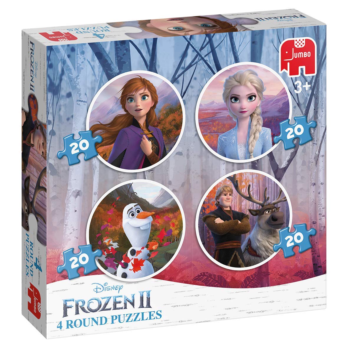Disney Frozen 2 2-4in1 Round Puzzles – Jigsaw Puzzle (Jumbo)