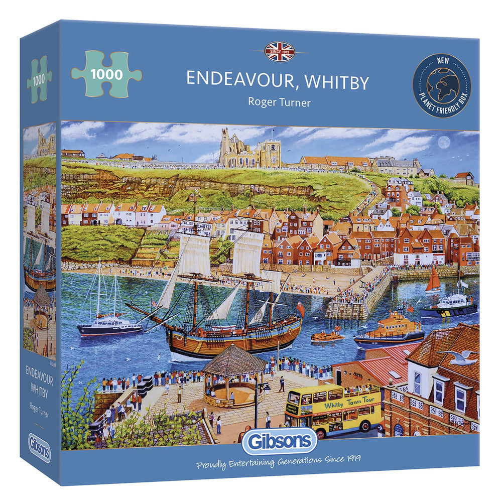 Gibsons - Endeavour Whitby - 1000 Piece Jigsaw Puzzle