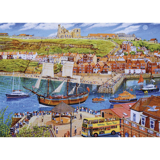 Gibsons - Endeavour Whitby - 1000 Piece Jigsaw Puzzle