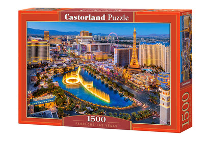 Castorland - Fabulous Las Vegas - 1500 Piece  Jigsaw Puzzle