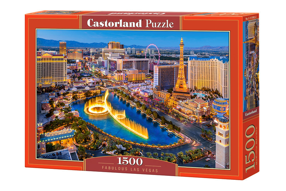 Fabulous Las Vegas – 1500 Piece Jigsaw Puzzle (Castorland)