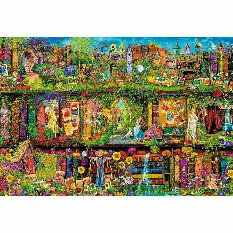 Fairy Bookcase – 1500 Piece Jigsaw Puzzle (Trefl)
