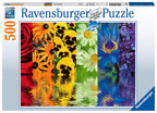 Floral Reflections – 500 Piece Jigsaw Puzzle (Ravensburger) - Completed Puzzle