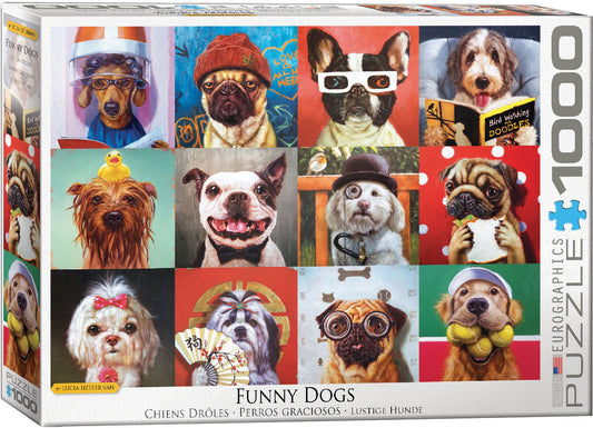 Eurographics - Funny Dogs - 1000 piece jigsaw puzzle