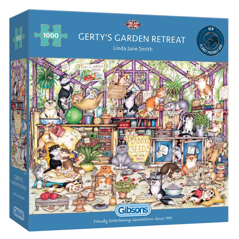 Gibsons - Gerty's Garden Retreat - 1000 Piece Jigsaw Puzzle