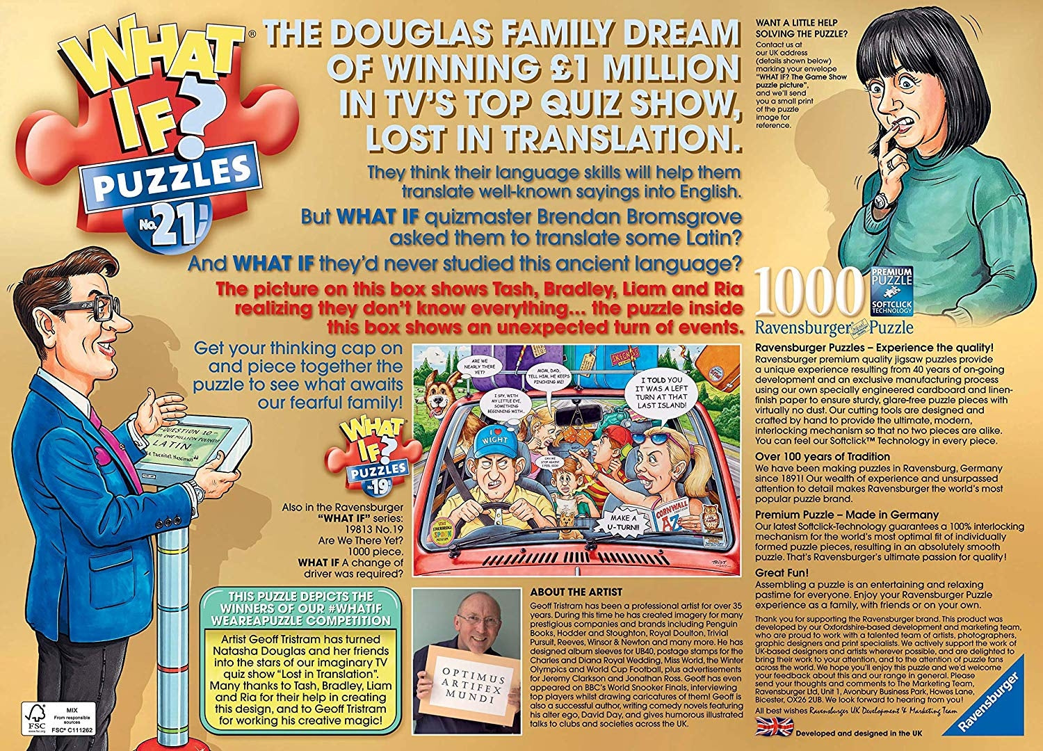 WHAT IF? No.21: The Game Show – 1000 Piece Jigsaw Puzzle (Wasgij)