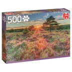 Jumbo 18524 Premium Collection Heather At Sunset 500 Piece Jigsaw Puzzle