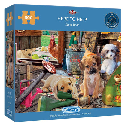 Gibsons - Here to Help - 500 Piece Jigsaw Puzzle