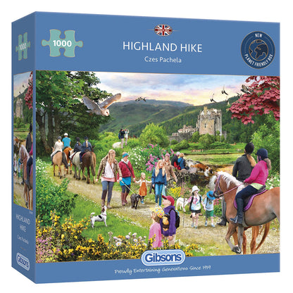 Gibsons - Highland Hike - 1000 Piece Jigsaw Puzzle