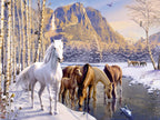 Winter Horses – 200 XXL Piece Jigsaw Puzzle (Ravensburger)