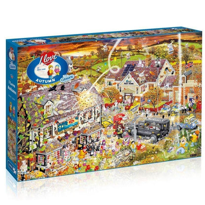 Gibsons - I Love Autumn - 1000 Piece Jigsaw Puzzle