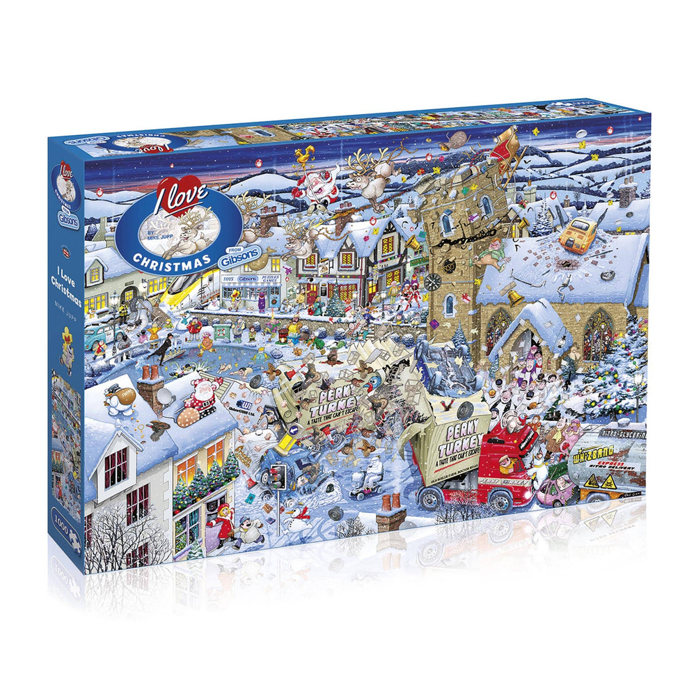 I Love Christmas – 1000 Piece Jigsaw Puzzle (Gibsons)