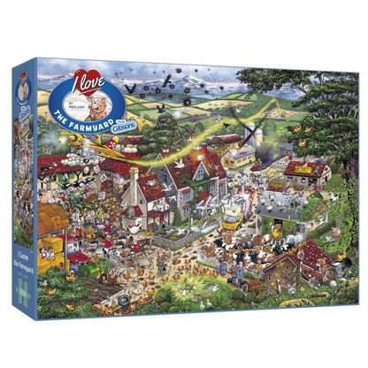Gibsons - I Love the Farmyard - 1000 Piece Jigsaw Puzzle