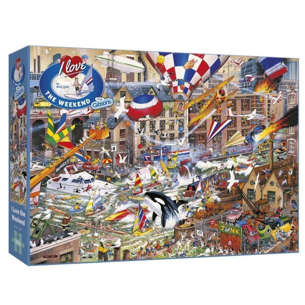 I Love the Weekend – 1000 Piece Jigsaw Puzzle (Gibsons)