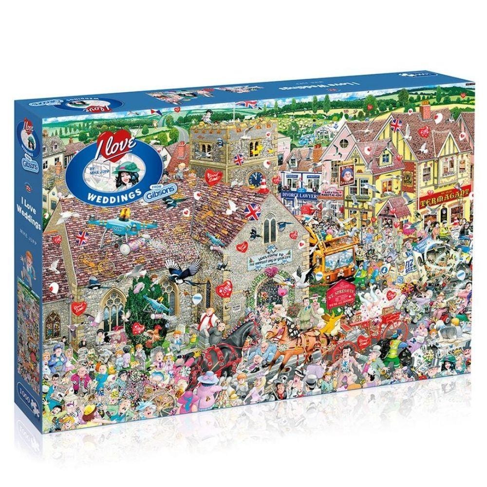 I Love Weddings – 1000 Piece Jigsaw Puzzle (Gibsons)