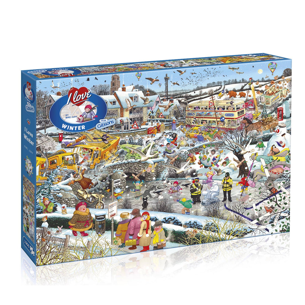 I Love Winter – 1000 Piece Jigsaw Puzzle (Gibsons)