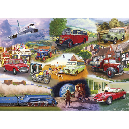Gibsons - Iconic Engines - 1000 Piece Jigsaw Puzzle