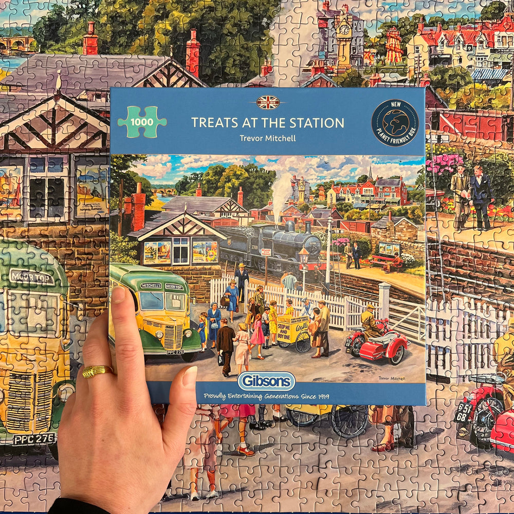 Treats at the Station – 1000 Piece Jigsaw Puzzle (Gibsons)