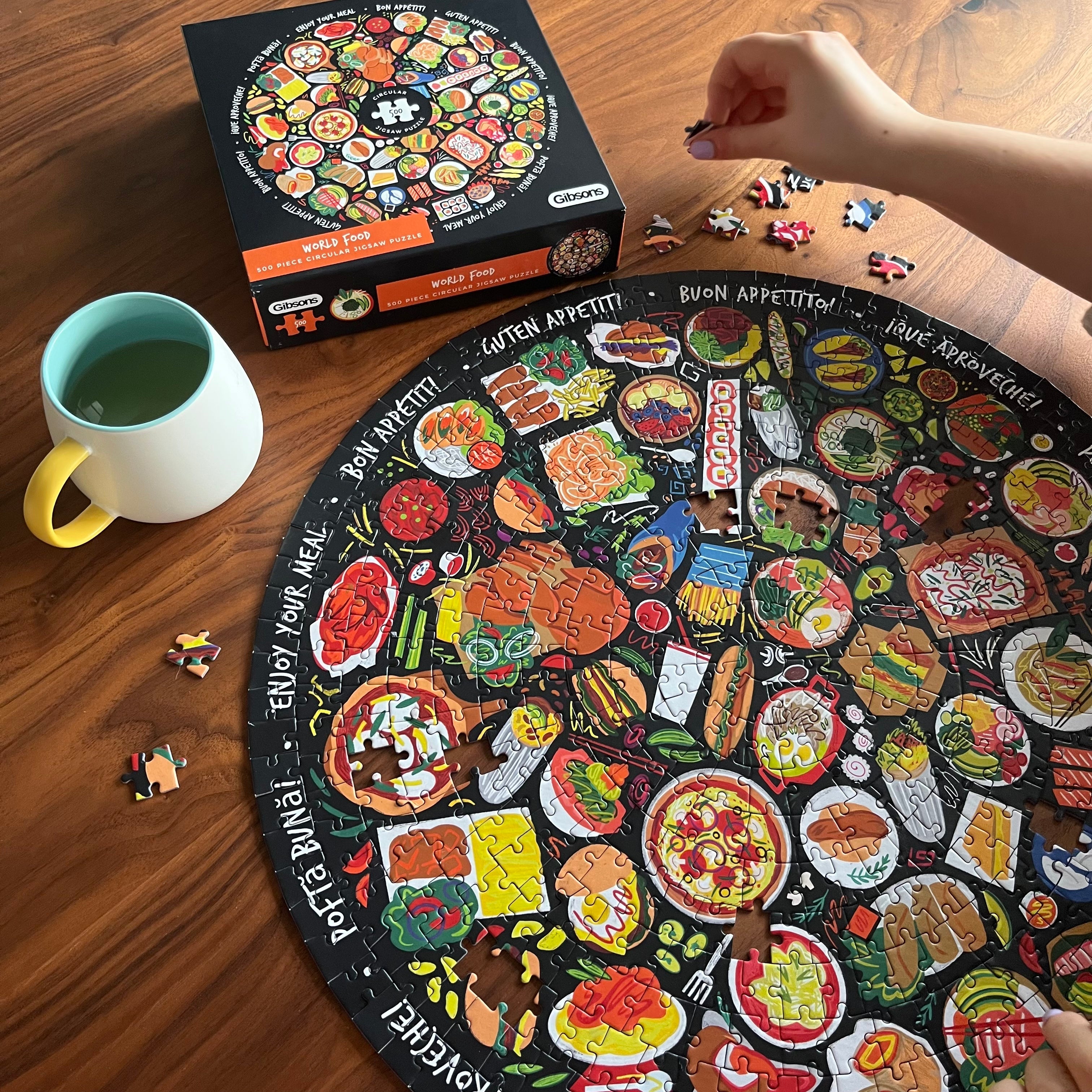 World Food – 500 Piece Jigsaw Puzzle (Gibsons)