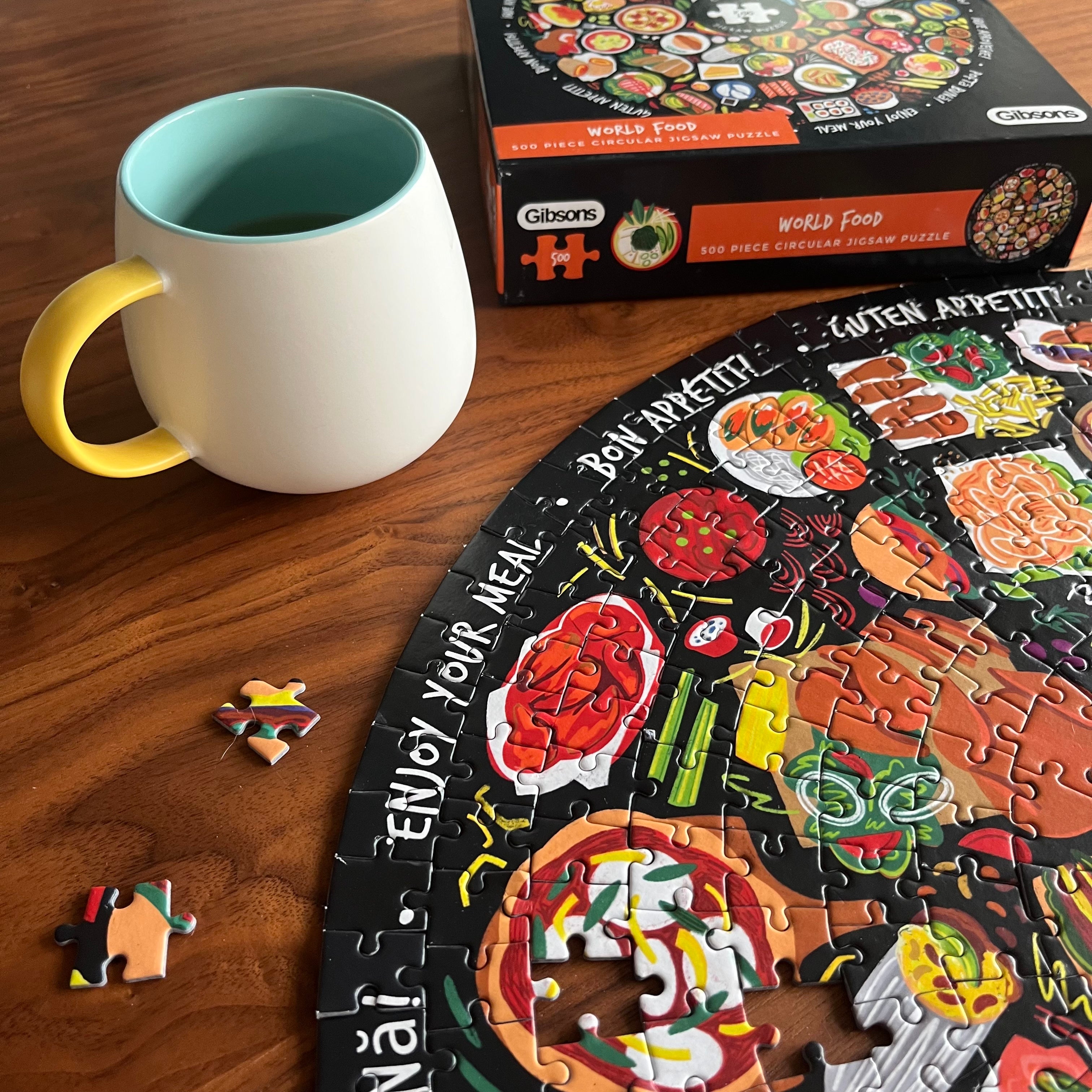 World Food – 500 Piece Jigsaw Puzzle (Gibsons)