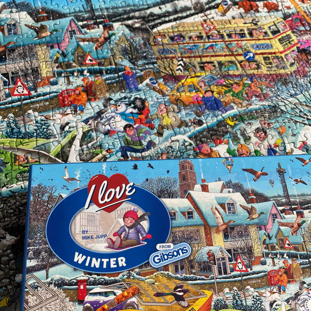 I Love Winter – 1000 Piece Jigsaw Puzzle (Gibsons)